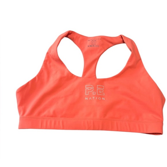 PE Nation‎  Racer Back Sports Bra Size 2XL Orange - Picture 1 of 13